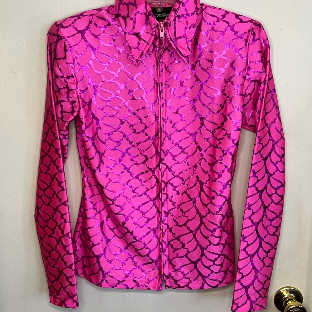 Hobby Horse Limited Edition Vibrant Pink Show Shirt, Size M
